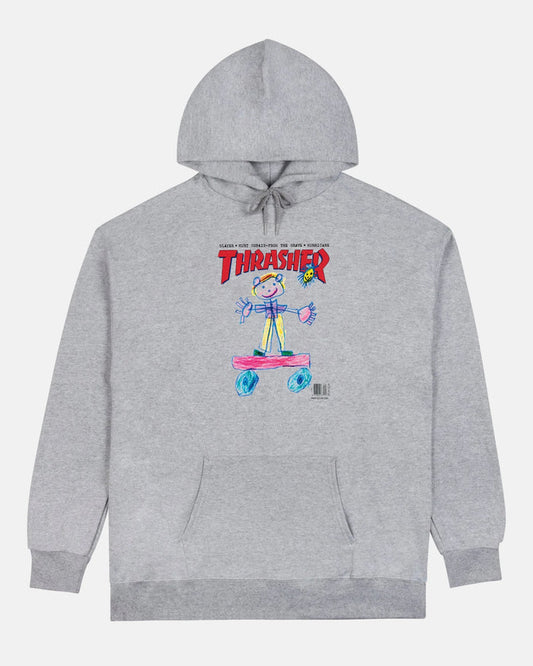 KID COVER - HOODIE - ASH GREY - Four Street