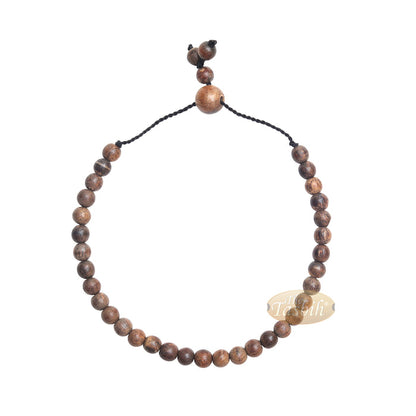 Kids & Toddlers Oud Bracelet Adjustable x-Small 4 mm Agarwood 5-6” Tasbih 33 Beads