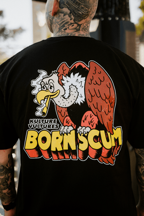 KULTURE VULTURE T - SHIRT - Born Scum