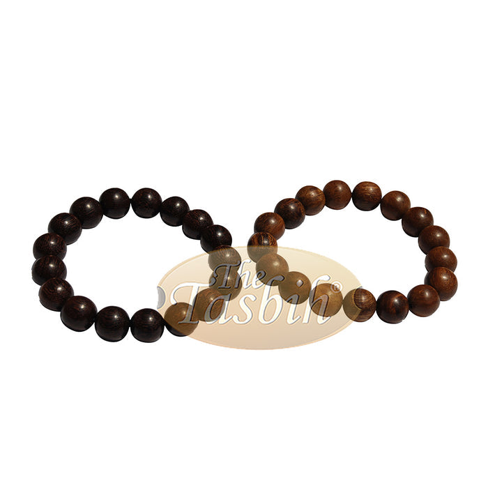 Large Exotic Oud Aloeswood Gaharu 12 mm Bead Bracelet