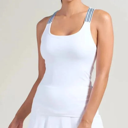 L'Oeuf Poche Baseline Pocket Tank - White/Navy