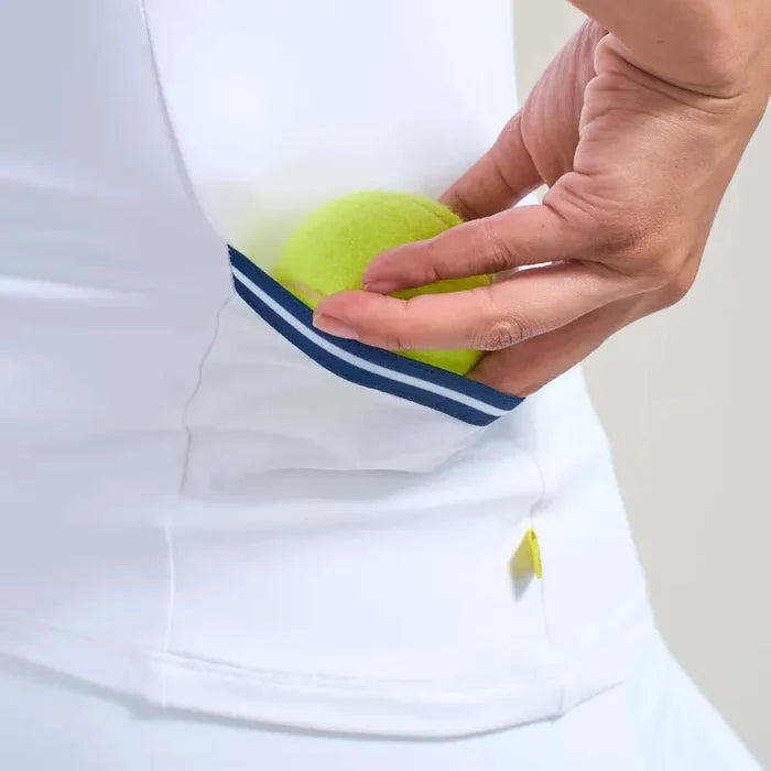 L'Oeuf Poche Baseline Pocket Tank - White/Navy