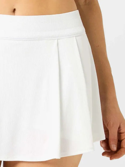 Lucky In Love Court Skort - White