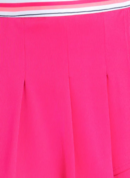 Lucky In Love Glow Stroke Skort - Shocking Pink