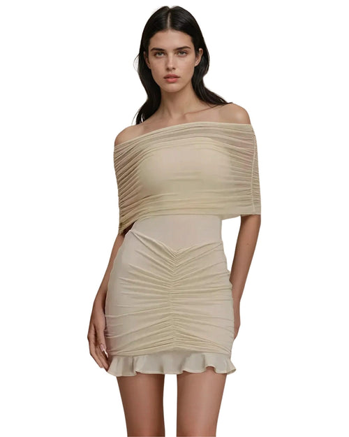 Mesh Off-Shoulder Dresses