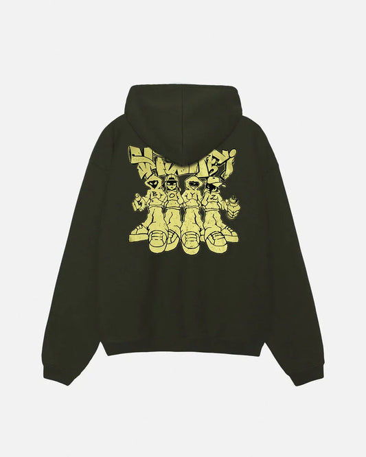Moletom VishBoyz Verde Militar - Four Street