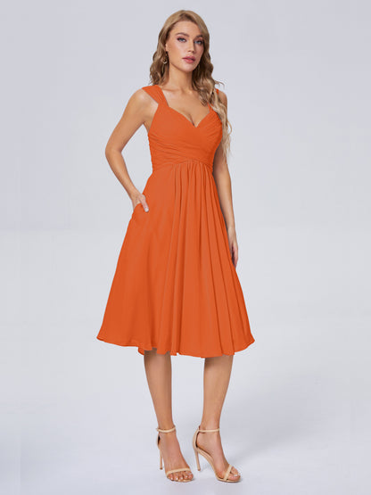 Mya Best Short Bridesmaid Dresses With Bowknot