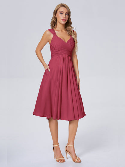 Mya Best Short Bridesmaid Dresses With Bowknot