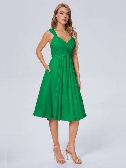 Mya Best Short Bridesmaid Dresses With Bowknot
