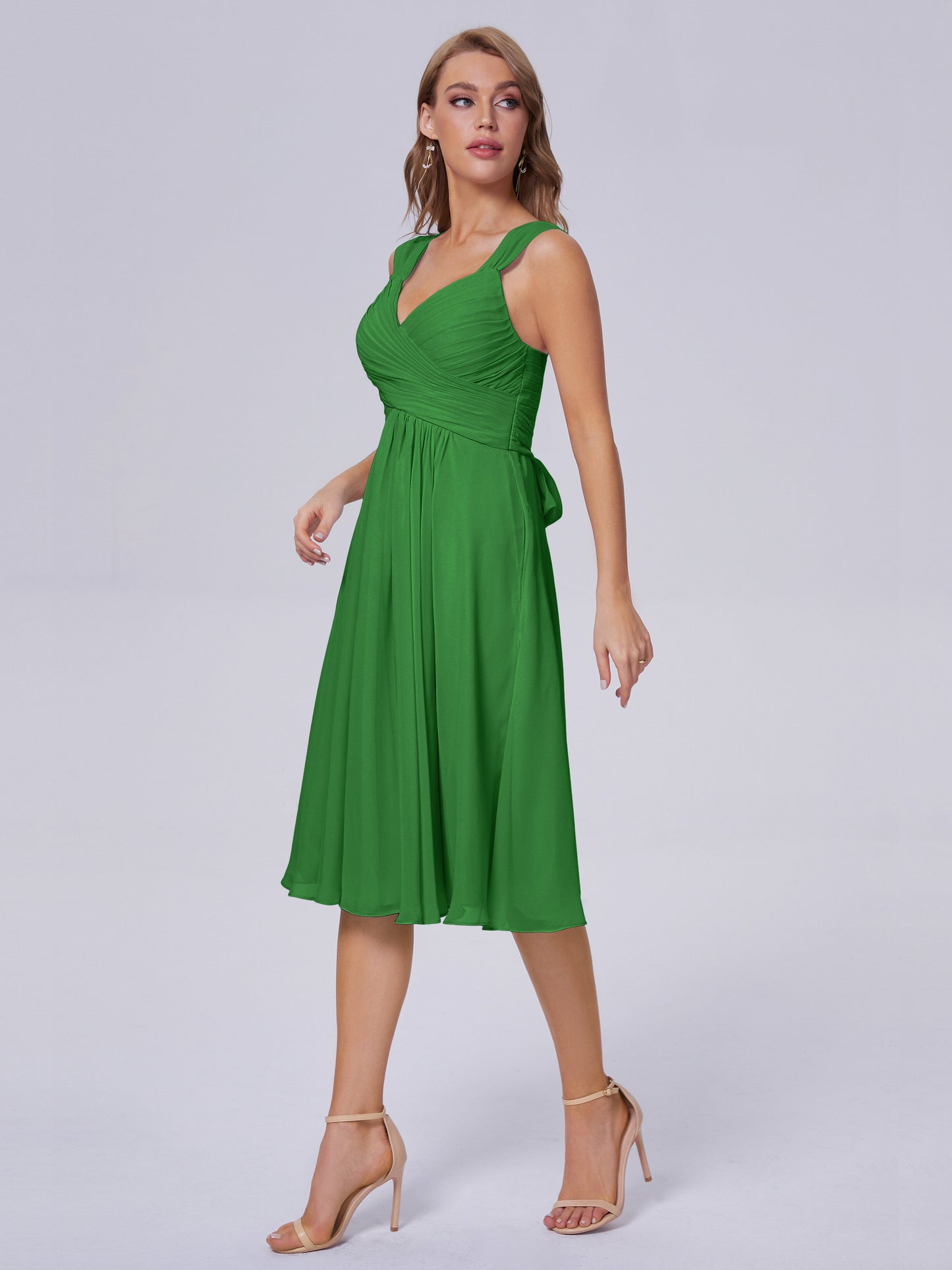 Mya Best Short Bridesmaid Dresses With Bowknot