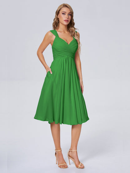 Mya Best Short Bridesmaid Dresses With Bowknot