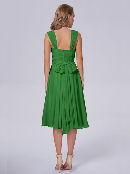 Mya Best Short Bridesmaid Dresses With Bowknot