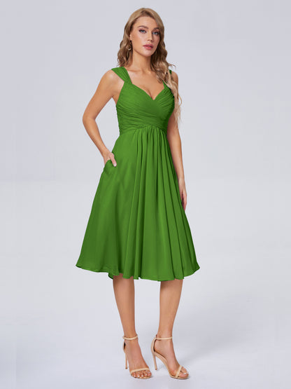 Mya Best Short Bridesmaid Dresses With Bowknot