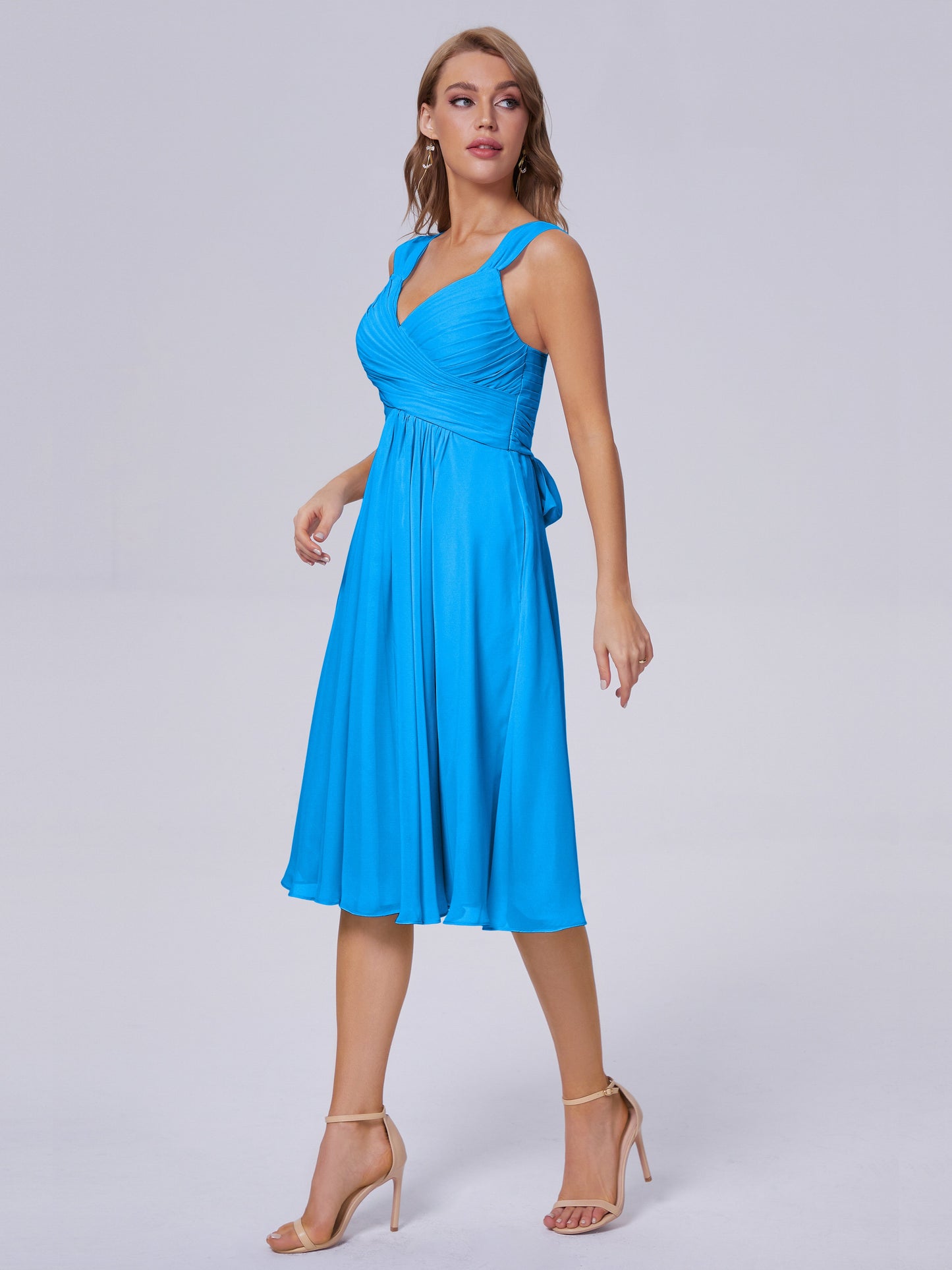 Mya Best Short Bridesmaid Dresses With Bowknot