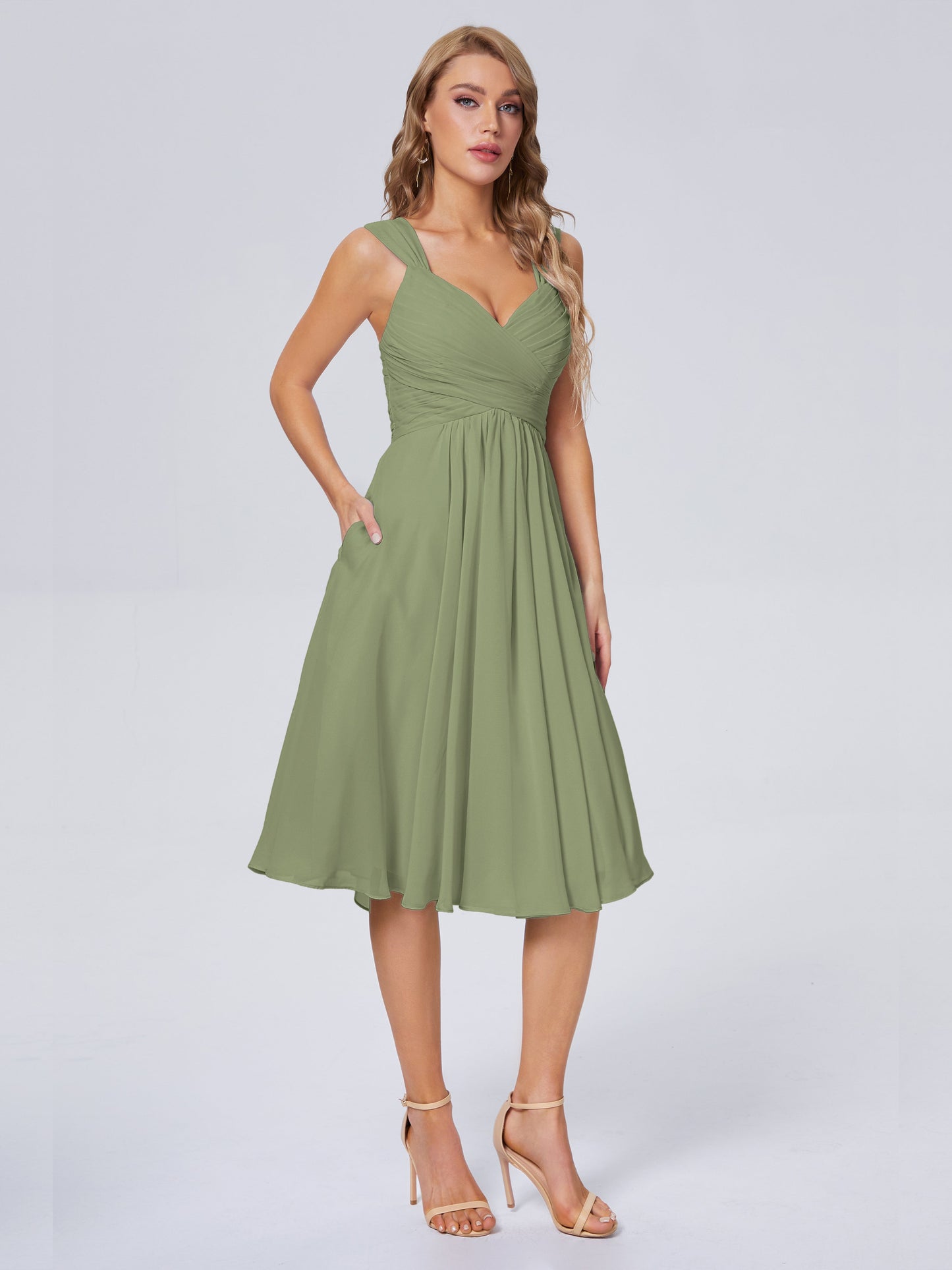 Mya Best Short Bridesmaid Dresses With Bowknot