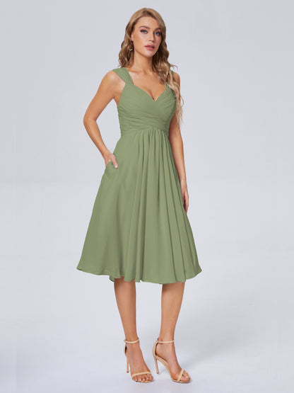 Mya Best Short Bridesmaid Dresses With Bowknot