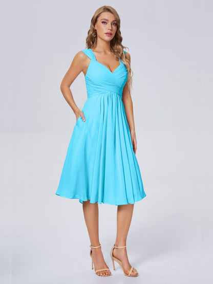 Mya Best Short Bridesmaid Dresses With Bowknot