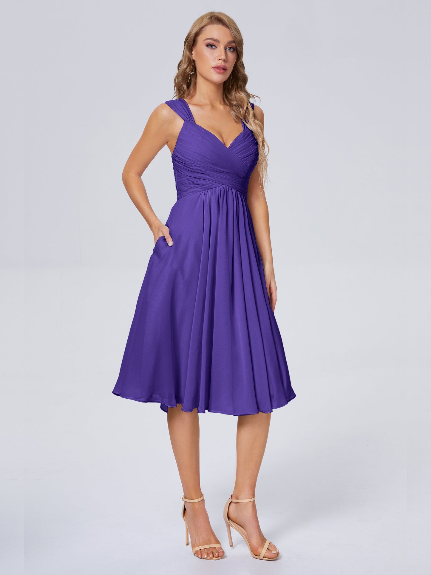 Mya Best Short Bridesmaid Dresses With Bowknot