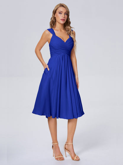 Mya Best Short Bridesmaid Dresses With Bowknot