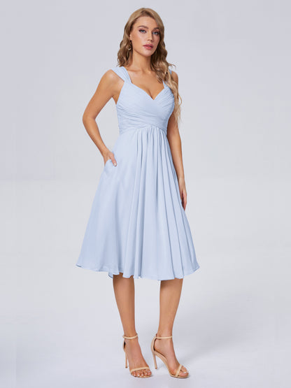Mya Best Short Bridesmaid Dresses With Bowknot