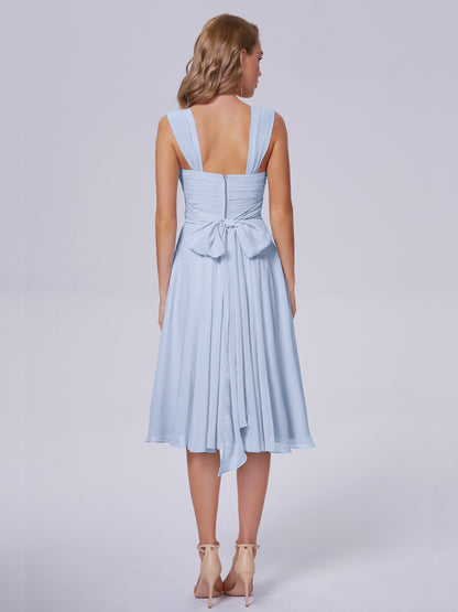 Mya Best Short Bridesmaid Dresses With Bowknot