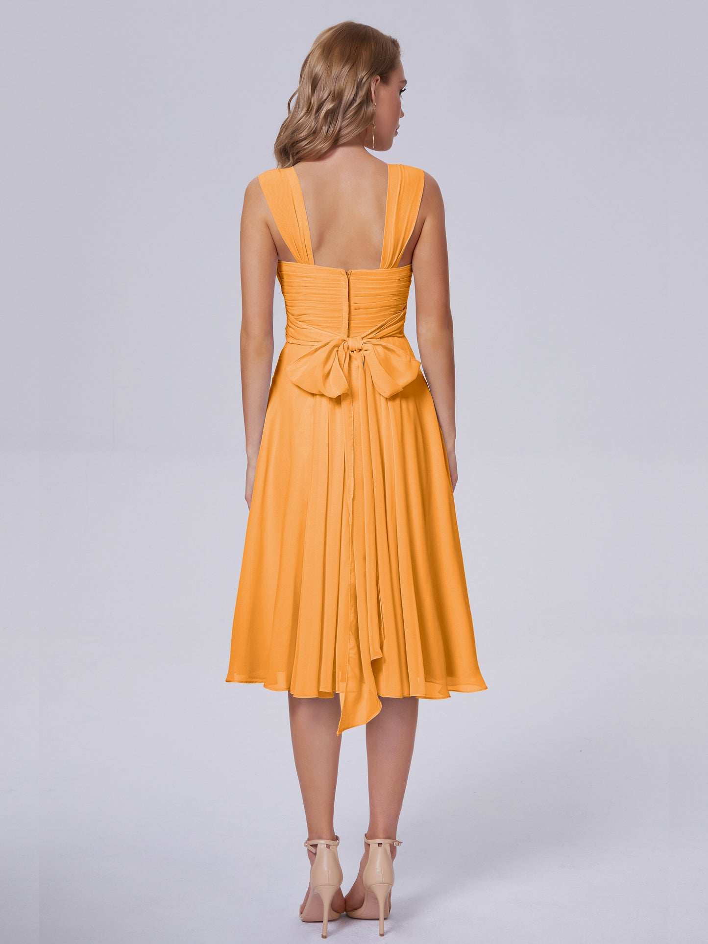 Mya Best Short Bridesmaid Dresses With Bowknot