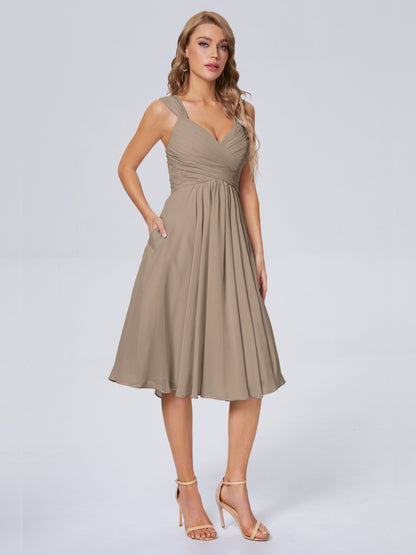 Mya Best Short Bridesmaid Dresses With Bowknot