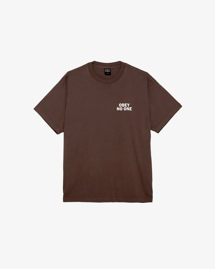 OBEY NO ONE HEAVYWEIGHT T-SHIRT - Four Street