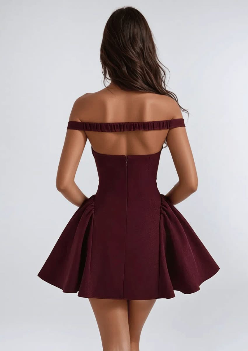 Off-Shoulder Mini Dress