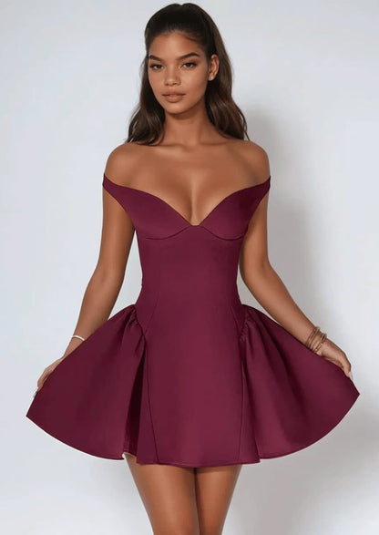 Off-Shoulder Mini Dress