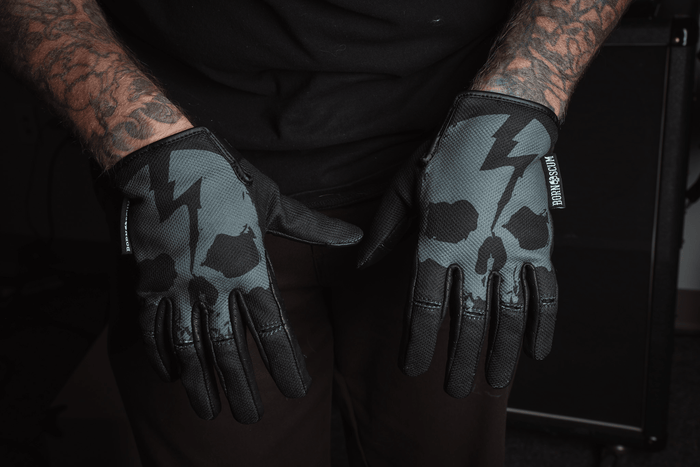 OG MX GLOVES GRAY - Born Scum