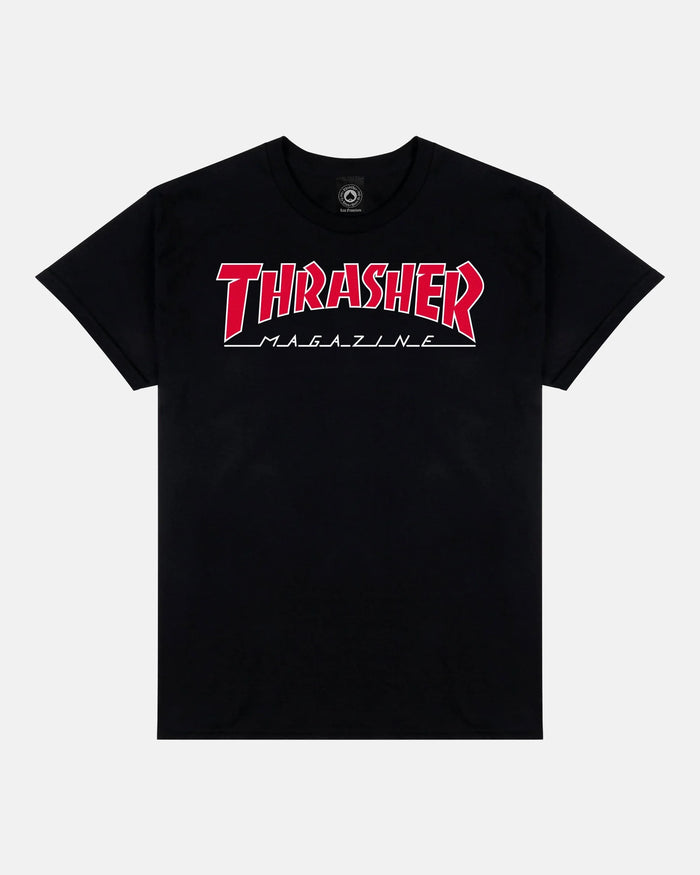 OUTLINED - TSHIRT - BLACK - Four Street