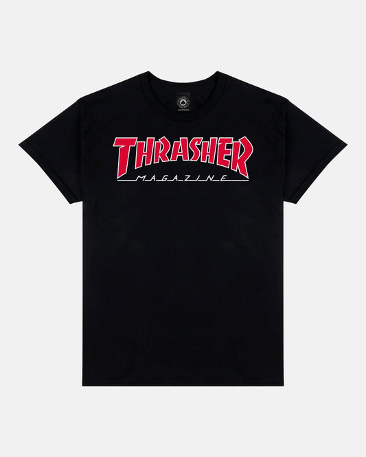 OUTLINED - TSHIRT - BLACK - Four Street