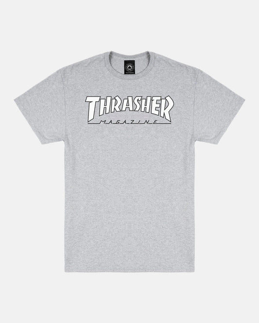 OUTLINED - TSHIRT - GREY / WHITE - Four Street