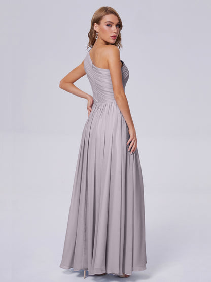Paige Inexpensive One Shoulder Chiffon Bridesmaid Dresses