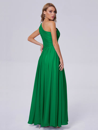 Paige Inexpensive One Shoulder Chiffon Bridesmaid Dresses