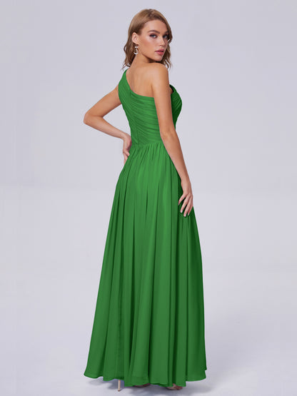 Paige Inexpensive One Shoulder Chiffon Bridesmaid Dresses