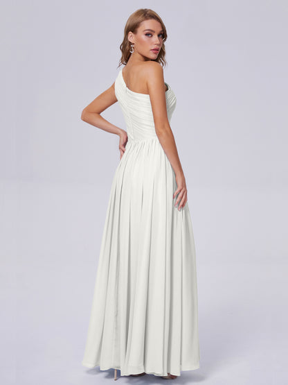Paige Inexpensive One Shoulder Chiffon Bridesmaid Dresses