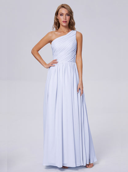 Paige Inexpensive One Shoulder Chiffon Bridesmaid Dresses