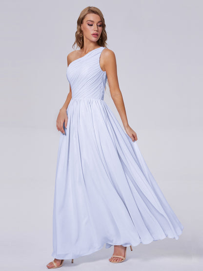 Paige Inexpensive One Shoulder Chiffon Bridesmaid Dresses