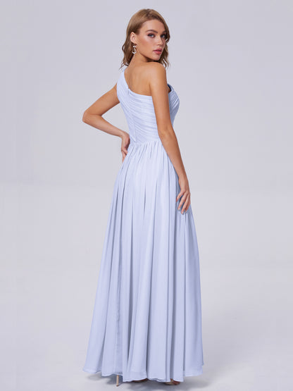 Paige Inexpensive One Shoulder Chiffon Bridesmaid Dresses