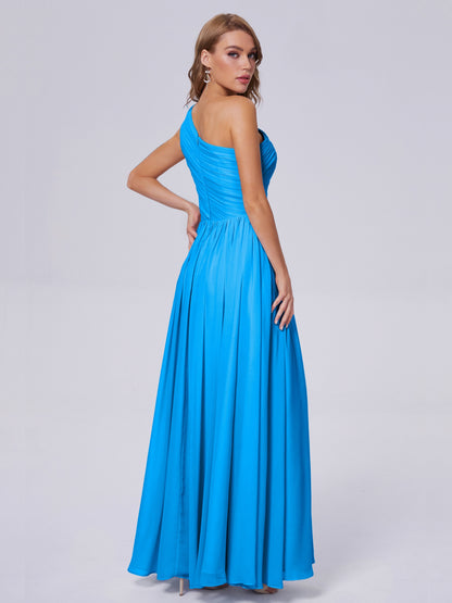 Paige Inexpensive One Shoulder Chiffon Bridesmaid Dresses