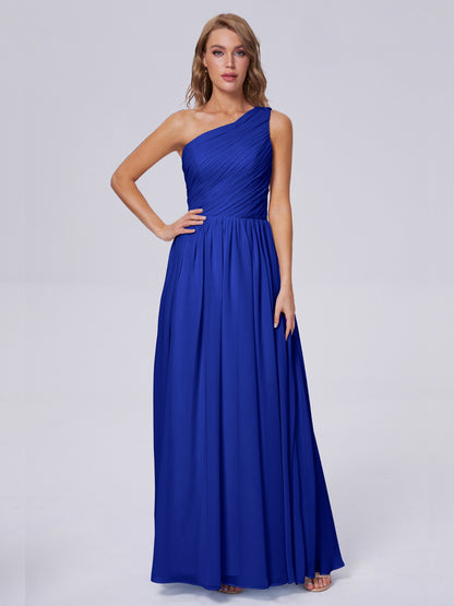 Paige Inexpensive One Shoulder Chiffon Bridesmaid Dresses