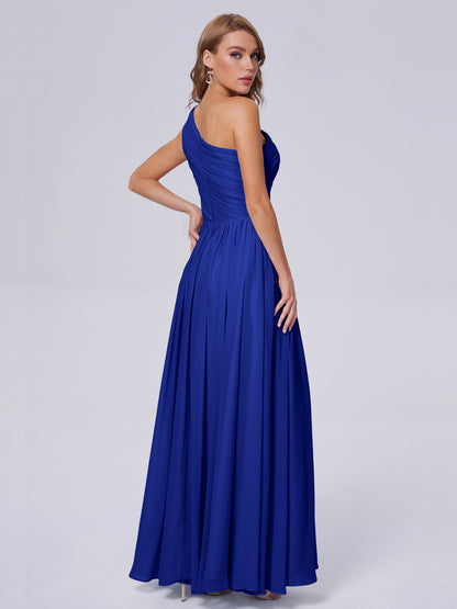 Paige Inexpensive One Shoulder Chiffon Bridesmaid Dresses