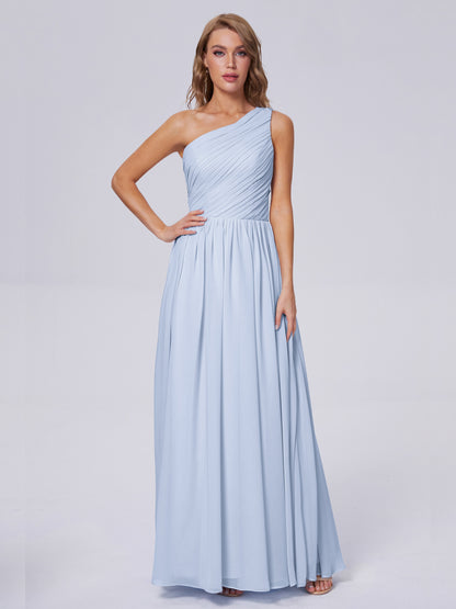 Paige Inexpensive One Shoulder Chiffon Bridesmaid Dresses
