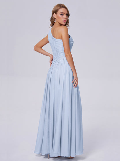 Paige Inexpensive One Shoulder Chiffon Bridesmaid Dresses
