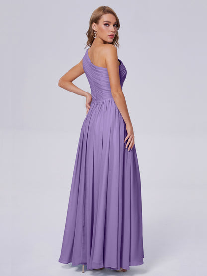 Paige Inexpensive One Shoulder Chiffon Bridesmaid Dresses
