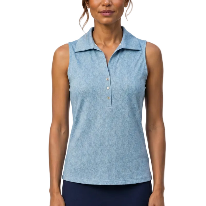 PAR69 Bardot Polo - Denim Blue