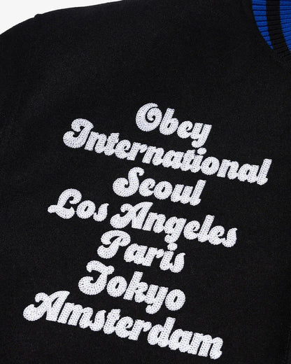 PARIS INTERNATIONAL VARSITY JACKET - Four Street