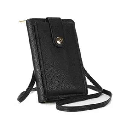 preneLOVE Solina Vegan Leather Phone Bag - Hunter Green